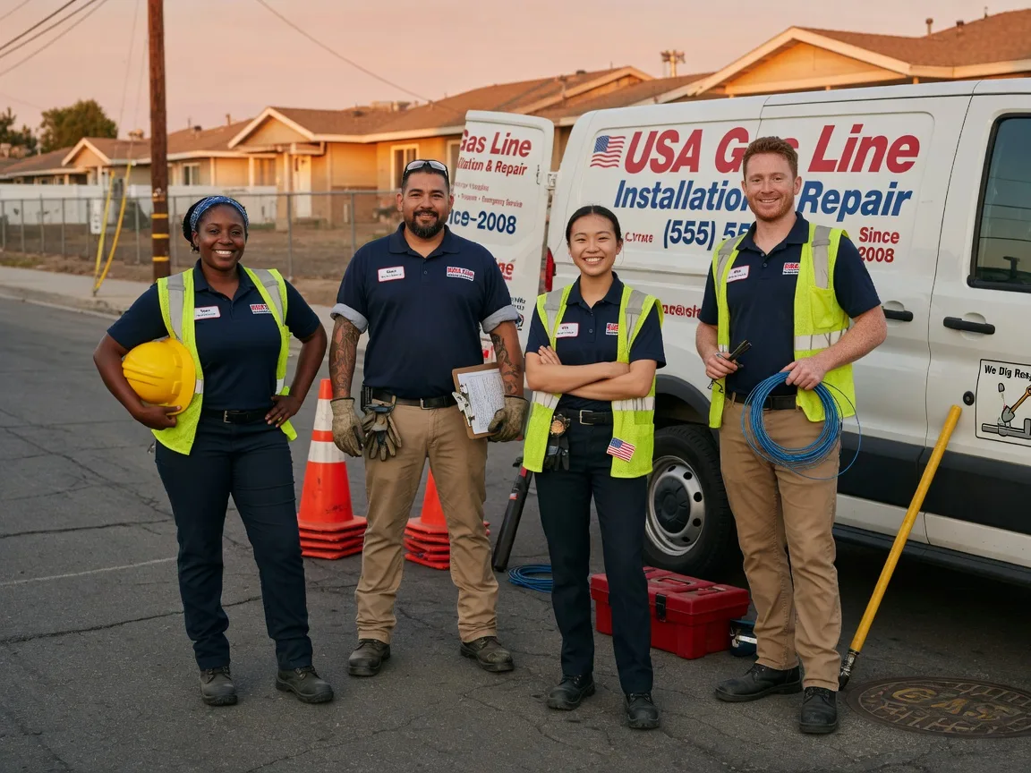 Gas Line Installation company in Kensal, ND